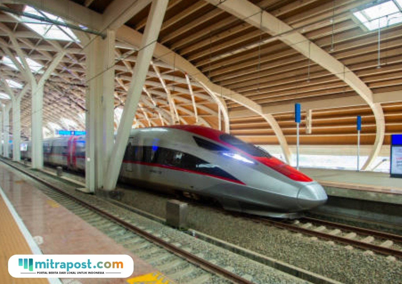 Ilustrasi kereta cepat Whoosh /istock