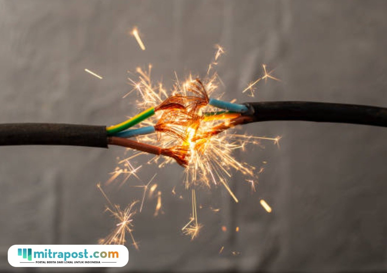 Ilustrasi sengatan arus listrik/istock