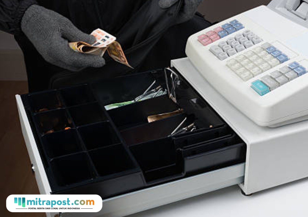 Ilustrasi pencurian uang kasir/istock Soekarno-Hatta