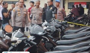 Kasus Pencurian Motor di 25 Lokasi Wilayah Pubralingga Berhasil Diungkap/tribatranews
