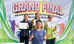 Foto: atlet cabor atletik Kabupaten Pati saat mendapatkan juara di Kejurprov Jateng 2025 (Mitrapost.com/ dok pribadi) Foto: atlet cabor atletik Kabupaten Pati saat mendapatkan juara di Kejurprov Jateng 2025 (Mitrapost.com/ dok pribadi)