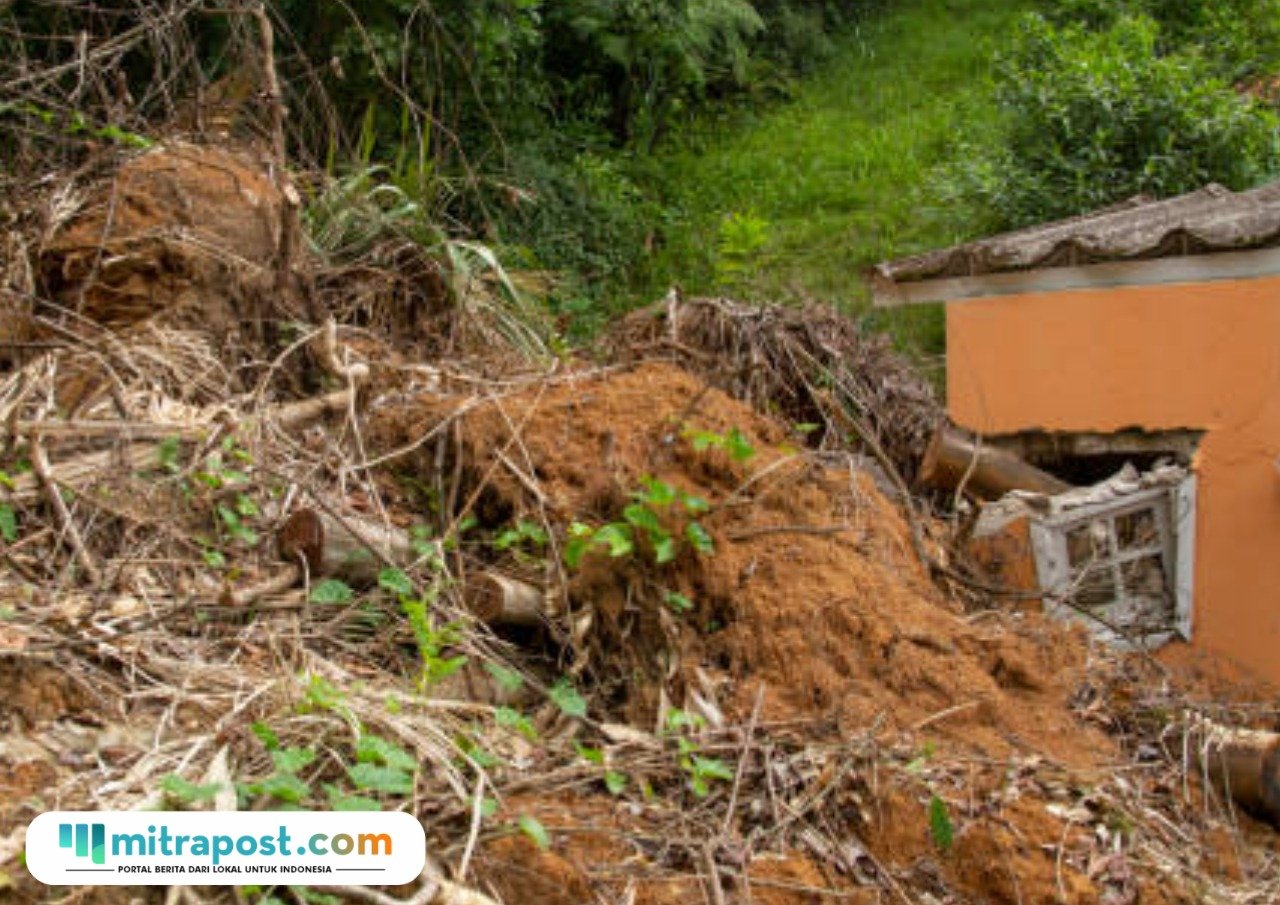 Ilustrasi longsor/istock