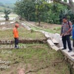 Tanah Gerak di Desa Sedayu Grobogan/bpbd grobogan