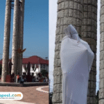 Patung Soekarno di Indramayu Rusak Tertimpa Tenda, Bupati Janji Segera Perbaiki