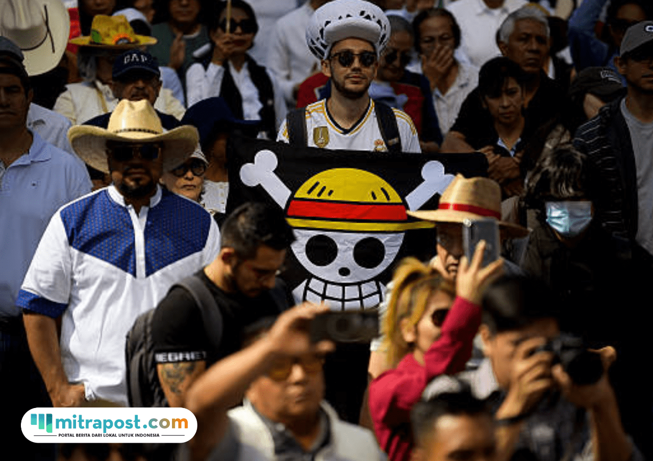 Demonstrasi yang Dipimpin Gen Z dengan Kibaran Bendera One Piece Melanda 19 Negara
