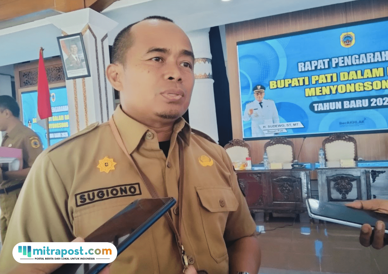 Foto : Ketua Panitia Fun Run Korpri di Kabupaten Pati, Sugiyono. (Sumber. Mitrapost.com/ Ilham)