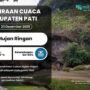 Prakiraan Cuaca 23 Desember 2025: Hujan Ringan di Seluruh Wilayah Pati