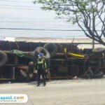 Foto : Kecelakaan truk di Jalan Pati-Rembang Kecamatan Batangan tahun 2024 lalu. (Sumber. Mitrapost.com/ Ilham) Angka Kecelakaan