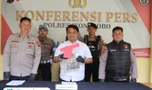 Polisi Amankan Sekdes di Wonosobo yang Diduga Aniaya Perangkat Desa/polres Wonosobo