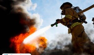 Ilustrasi kebakaran mal sarinah/istock