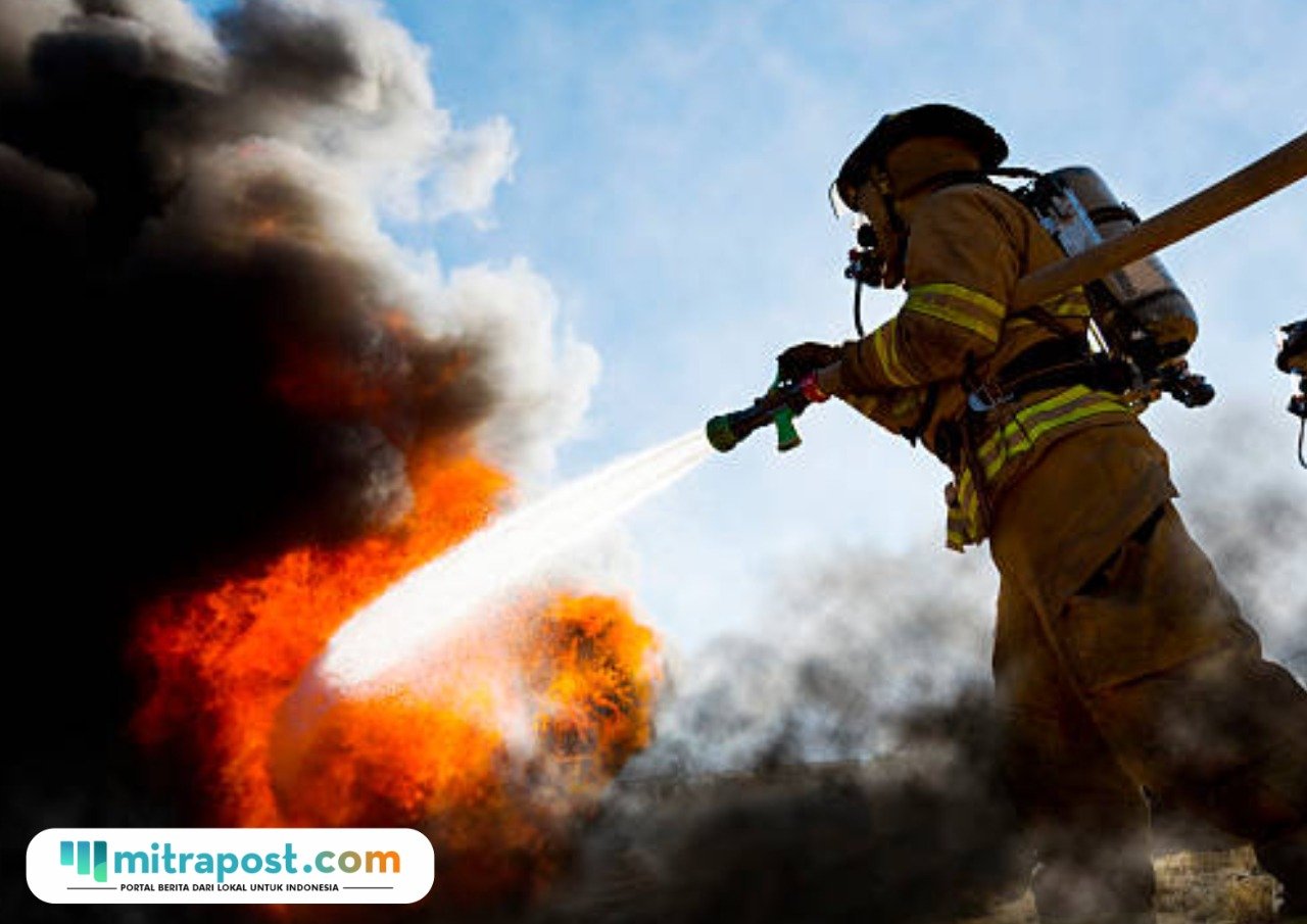 Ilustrasi kebakaran mal sarinah/istock