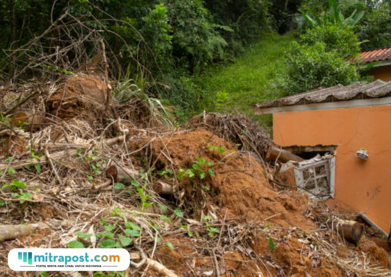 Ilustrasi longsor/istock