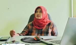 Foto : Kepala Bidang Perdagangan Dinas Perdagangan dan Perindustrian (Disdagperin) Kabupaten Pati, Indyah Tri Astuti. (Sumber. Mitrapost.com/ Ilham) Stok Bahan Pokok