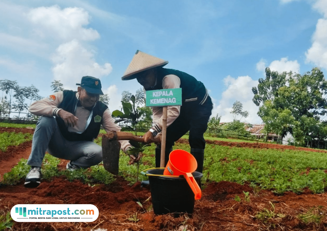 Implementasi Program Prioritas, Kemenag Pati Tanam Seribu Bibit Pohon Buah