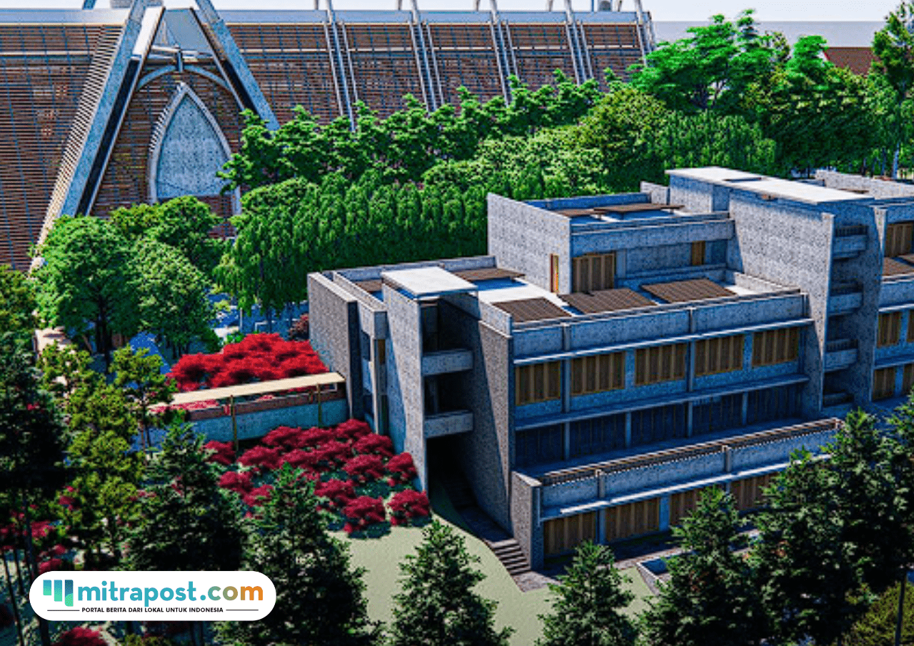 Progress Pembangunan Tembus 89,30 Persen, Basilika Pertama Indonesia Hadir di IKN