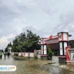 Foto : Kondisi banjir di Desa Karangrowo Kecamatan Jakenan, belum lama ini. (Sumber. Mitrapost.com/ Ilham)