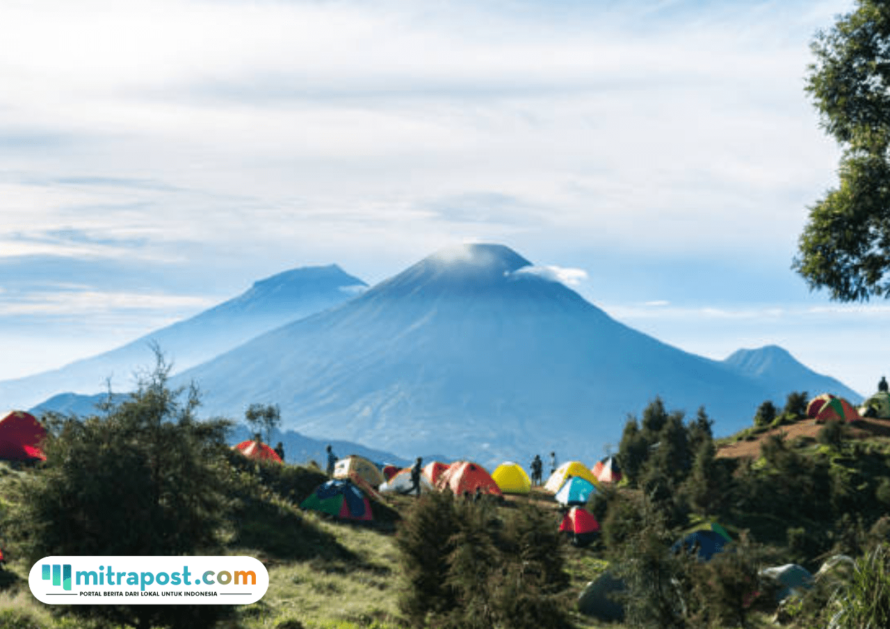 Pembukaan Jalur Baru Gunung Prau via Campurejo Mulai Dimatangkan, Warga Tanam 500 Pohon
