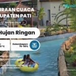 Waspada! Hujan Ringan hingga Petir Berpotensi Landa Pati Besok, Ini Daftar Kecamatannya
