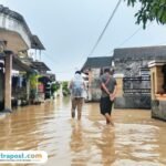 Foto : Kondisi banjir di Desa Doropayung, Kecamatan Juwana. (Sumber. Mitrapost.com/ Ilham)