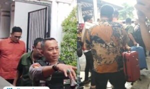 Foto : Tim penyidik Komisi Pemberantasan Korupsi Republik Indonesia (KPK RI) selesai menggeledah Kantor Bupati Pati. (Sumber. Mitrapost.com/ Ilham)