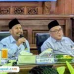 Bupati Rembang Harno dan Wabup Hanies dalam Forum Konsultasi Publik (FKP) Rancangan Awal Rencana Kerja Pemerintah Daerah (RKPD) Tahun 2027/rembangkab ASN Rembang
