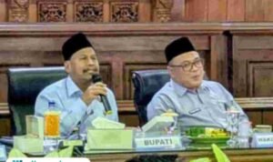Bupati Rembang Harno dan Wabup Hanies dalam Forum Konsultasi Publik (FKP) Rancangan Awal Rencana Kerja Pemerintah Daerah (RKPD) Tahun 2027/rembangkab ASN Rembang