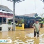 Foto : Kondisi banjir di Desa Semampir, Kecamatan Pati. (Sumber. Mitrapost.com/ Ilham) Pati Kota