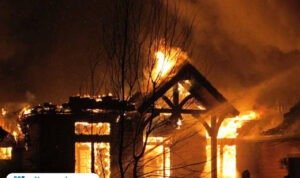 Ilustrasi kebakaran rumah/istock