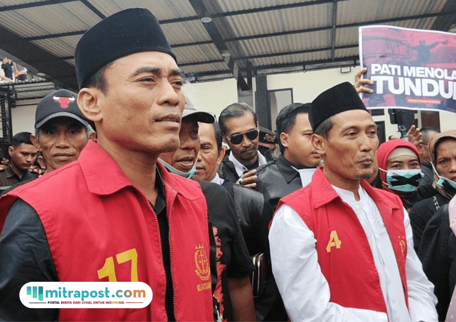 Foto : Dua Pentolan AMPB, Supriyono alias Botok dan Teguh Istiyanto. (Sumber. Mitrapost.com/ Ilham)