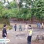 Foto : Pencarian warga yang diduga hanyut ke sungai Kedungdowo Desa Perdopo Kecamatan Gunungwungkal Pati. (Dok. Polsek Gunungwungkal Pati)