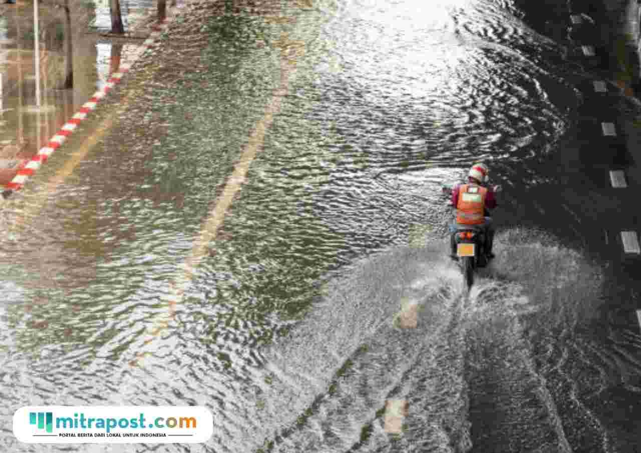 Ilustrasi banjir indramayu/istock