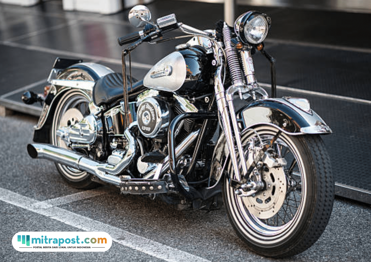 Sempat Kelabui Juru Parkir, Sepeda Motor Harley Davidson Senilai Rp300 Juta di Lampung Dicuri