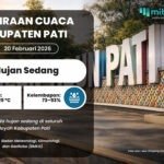 Cuaca Esok Hari di Kabupaten Pati Diperkirakan Hujan Sedang