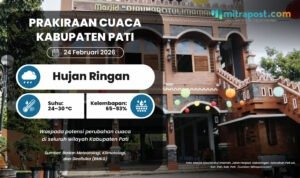 Potensi Perubahan Cuaca Landa Kabupaten Pati Esok Hari