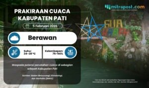Masyarakat Harap Waspada, Kabupaten Pati Berpotensi Perubahan Cuaca Tidak Menentu