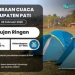 Hujan Ringan Berpotensi Landa Pati Besok