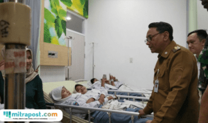 Foto : Kondisi siswa SMK N 4 Pati saat dirawat di RS KSH. (Sumber. Mitrapost.com/ Ilham)