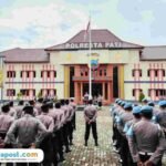 Foto : Polresta Pati menggelar Apel Gelar Pasukan di Mapolresta Pati, Senin (02/02/2026). (Sumber. Mitrapost.com/ Ilham)