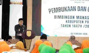 Foto : Pembukaan manasik haji di Pendopo Kabupaten Pati. (Dok. Humas Pemkab Pati) Calon Jemaah Haji