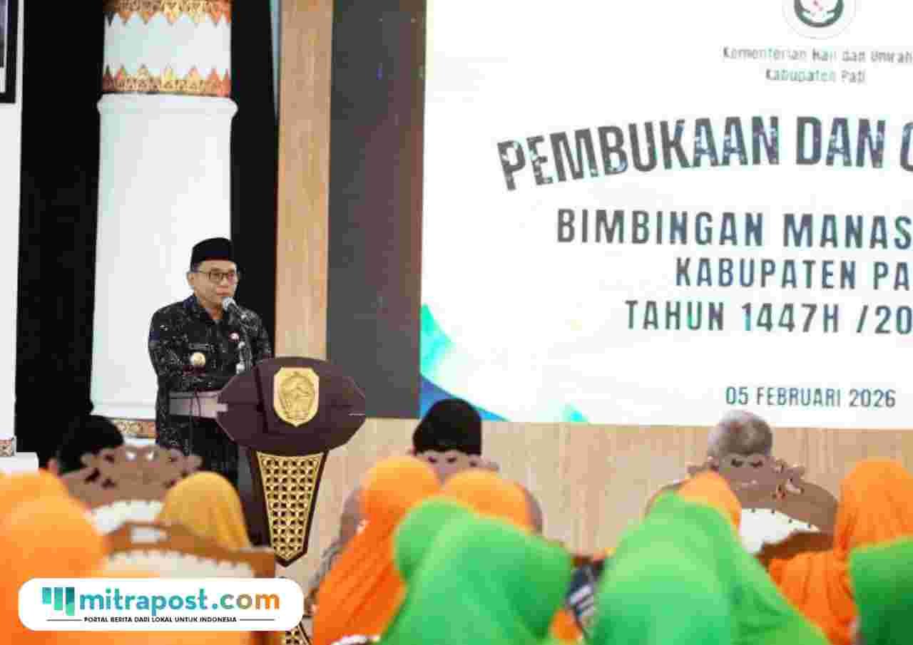 Foto : Pembukaan manasik haji di Pendopo Kabupaten Pati. (Dok. Humas Pemkab Pati) Calon Jemaah Haji