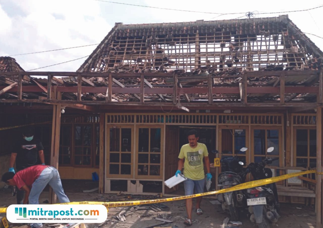 Rumah Meledak Akibat Racikan Petasan /Polrestabes Semarang