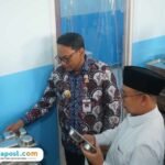 Foto : Plt Bupati Pati, Risma Ardhi Chandra melakukan sidak di dapur SPPG yang ada di wilayahnya, belum lama ini. (Sumber. Mitrapost.com/ Ilham)