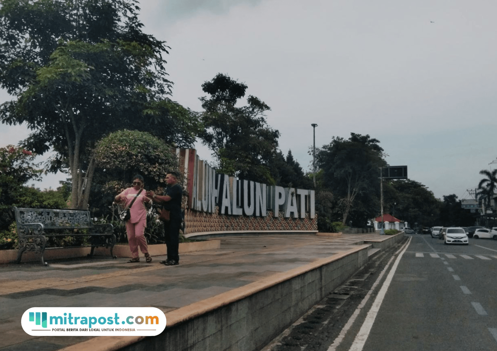 Foto : Alun-alun Simpang Lima Pati. (Sumber. Mitrapost.com/ Ilham)