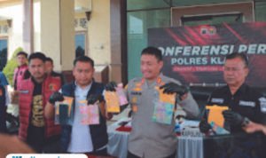 konferensi pers di Mapolres Klaten, Jumat (20/2/2026)/polres Klaten