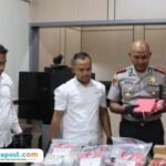 konferensi pers di Aula Mapolres Kendal, Selasa (24/2/2026)/polres Kendal Ledakan Gudang di Kendal