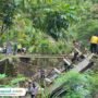 Kondisi jembatan tlogowungu yang roboh/Polresta Pati