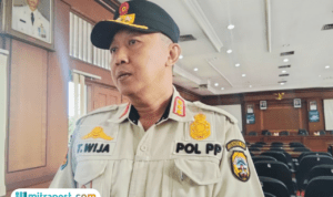 Foto : Kepala Satuan Polisi Pamong Praja (Satpol PP) Kabupaten Pati, Tri Wijanarko. (Sumber. Mitrapost.com/ Ilham)
