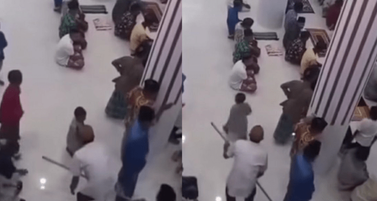 Foto : Tangkapan layar video viral shalat tarawih dari akun Instagram malangraya_info.