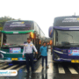 Foto : Armada bus persiapan menjemput para pemudik dari Jabodetabek tahun 2024 lalu. (Sumber. Mitrapost.com/ Ilham) Mudik Gratis