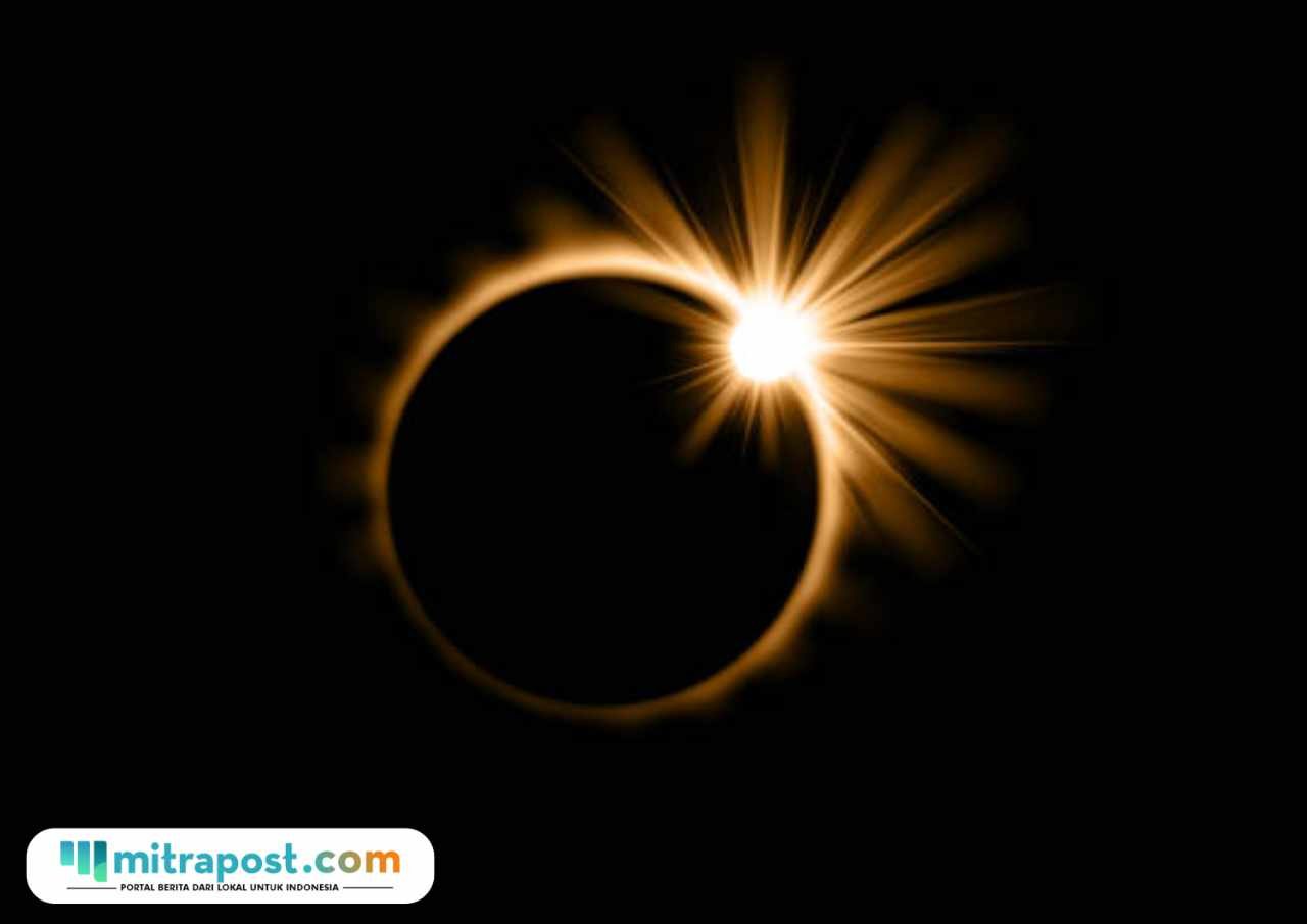 Ilustrasi gerhana bulan total/ istock